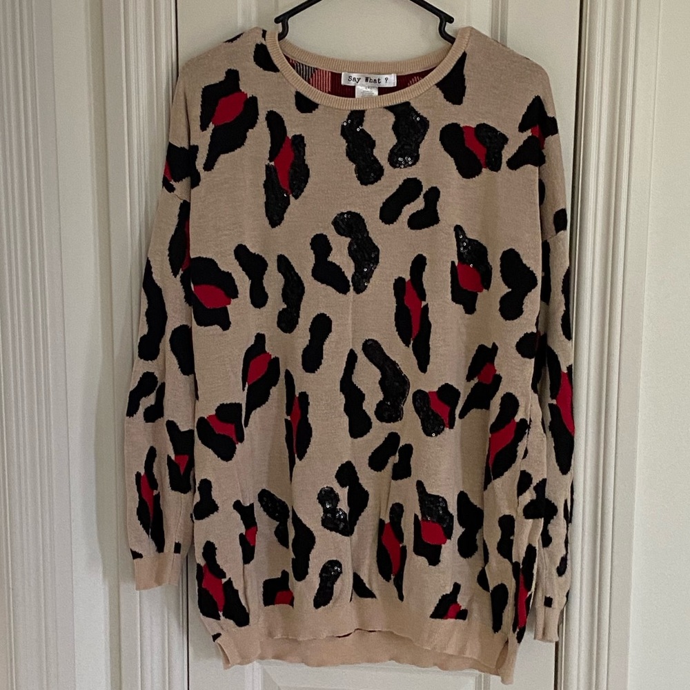 Say What? Sweater Size 2X